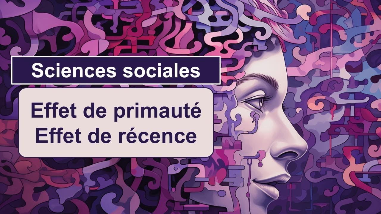 L’effet de primauté et l’effet de récence