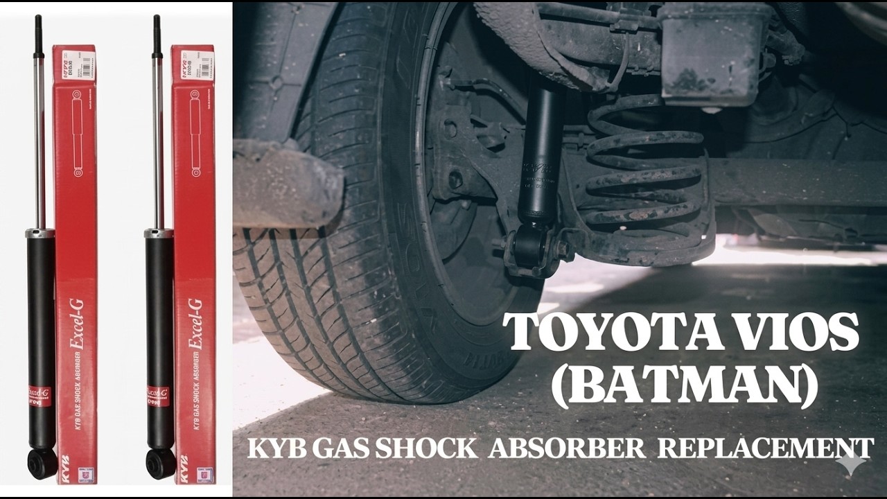 Toyota Vios (Batman) KYB Gas Shock Absorber Replacement