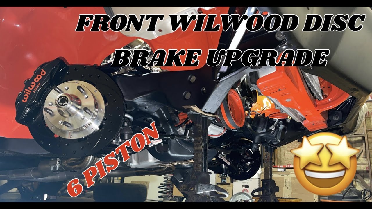 BIG BRAKES IN THE CHEVELLE! | 6 PISTON WILWOOD INSTALL | FRONT DISC BRAKES | 1971 ABODY