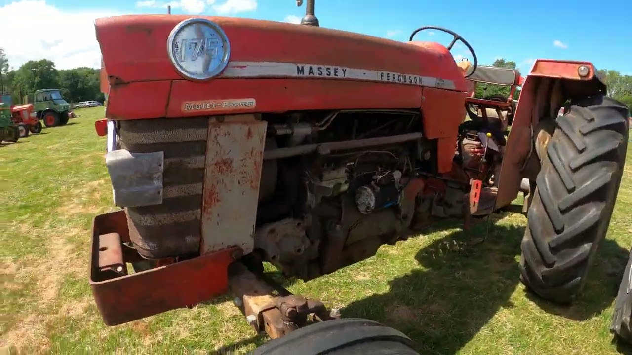 1968 Massey Ferguson 175 Multi Power 3.9 Litre 4-Cyl Diesel Tractor (63 HP)