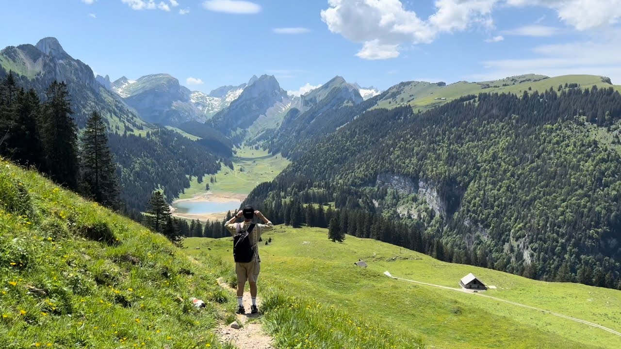 Hike in Switzerland ( Br&uuml;lisau - Hoher Kasten - S&auml;mtisersee - Ruhesitz) Appenzell 📍