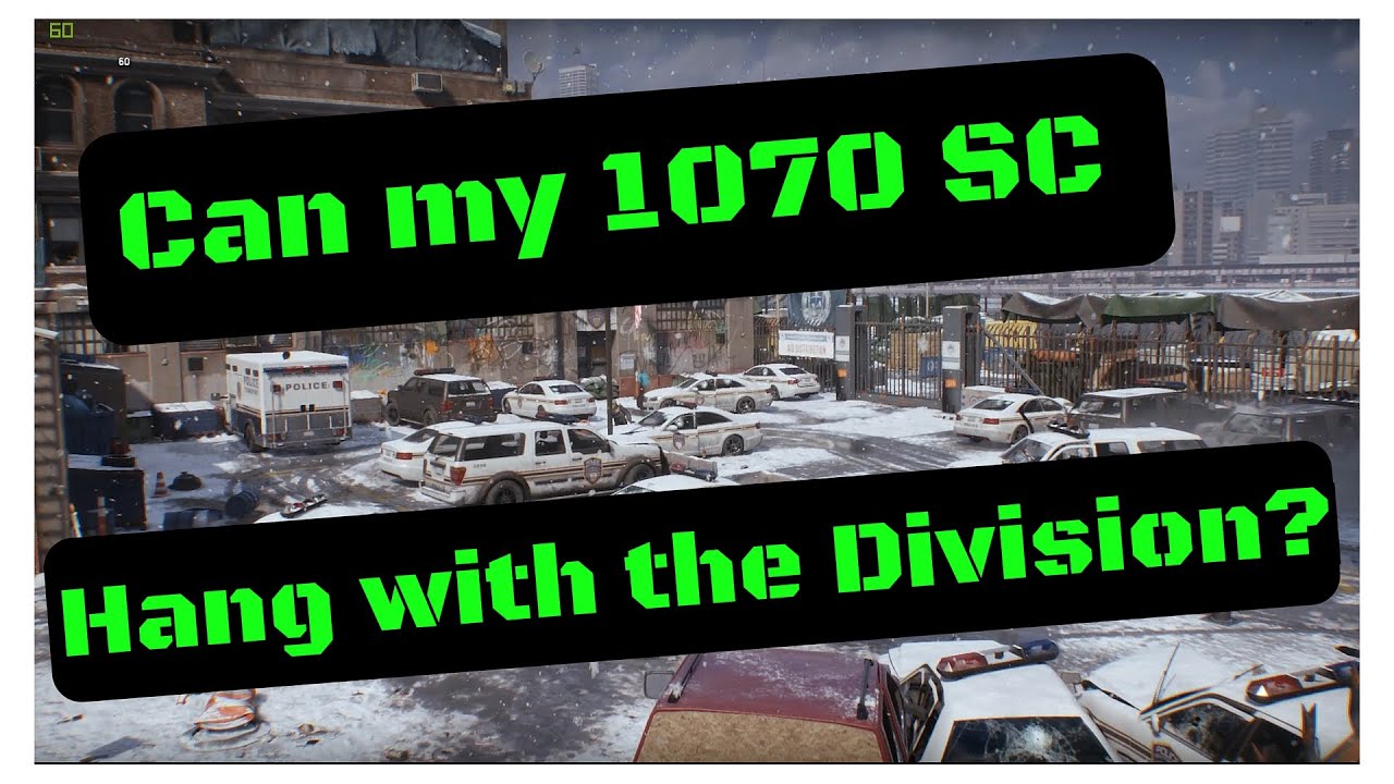 EVGA GTX 1070 SC Benchmark in The Division - Joe's Tech Ep. 6