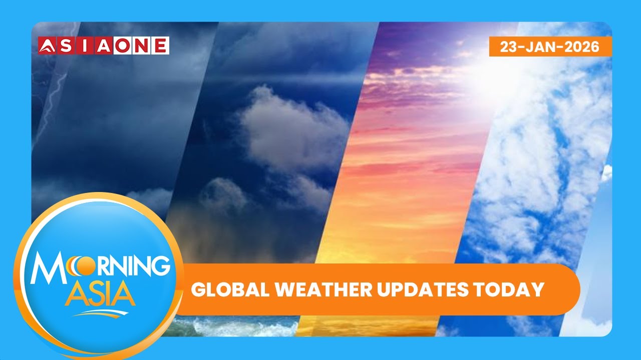 Weather Around The Globe | Morning Asia With Tanya Francis | January 23, 2026 | Asia One News