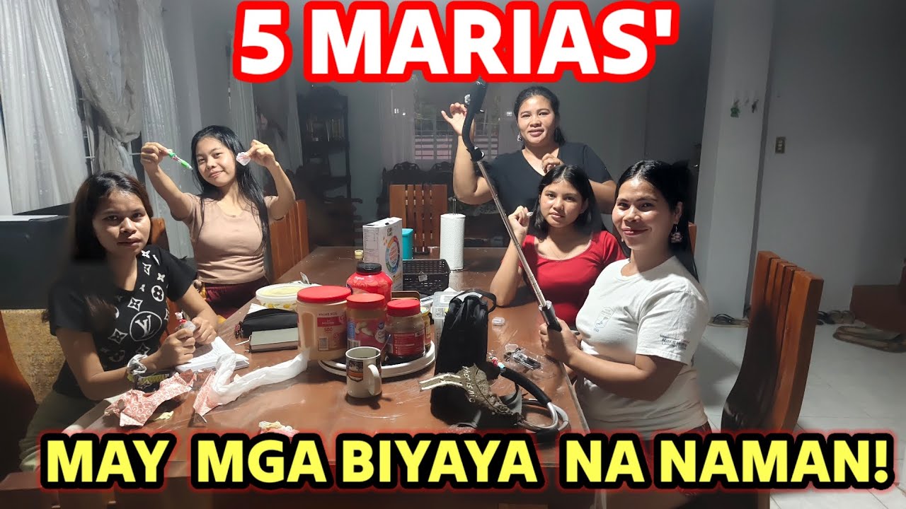 ANONG  MGA BIYAYA ANG NATANGGAP NG 5 MARIAS'?