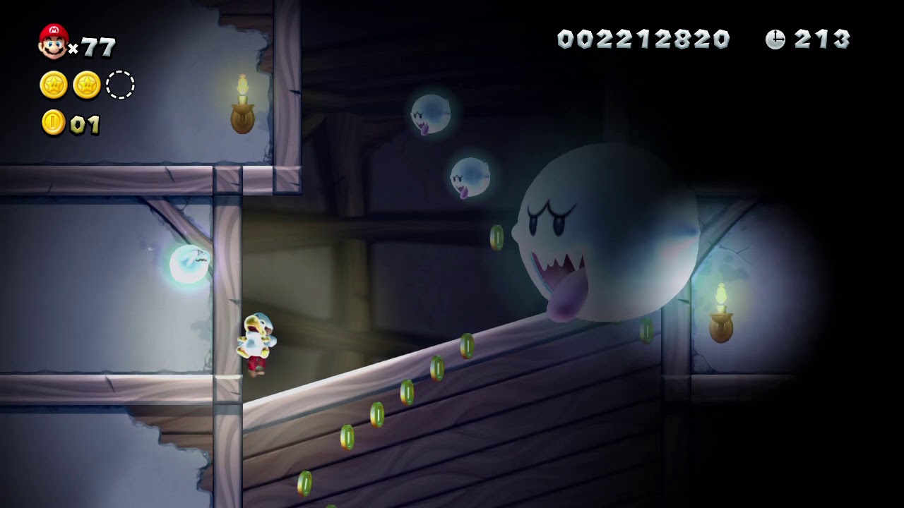 New Super Mario Bros U - 41 - El laberinto tenebroso + Secret Exit - 100%