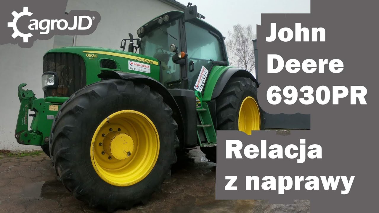 Potężny remont John Deere 6930PR na ukończeniu! Relacja z naprawy+jazda próbna. Aktualizacja agroJD💪