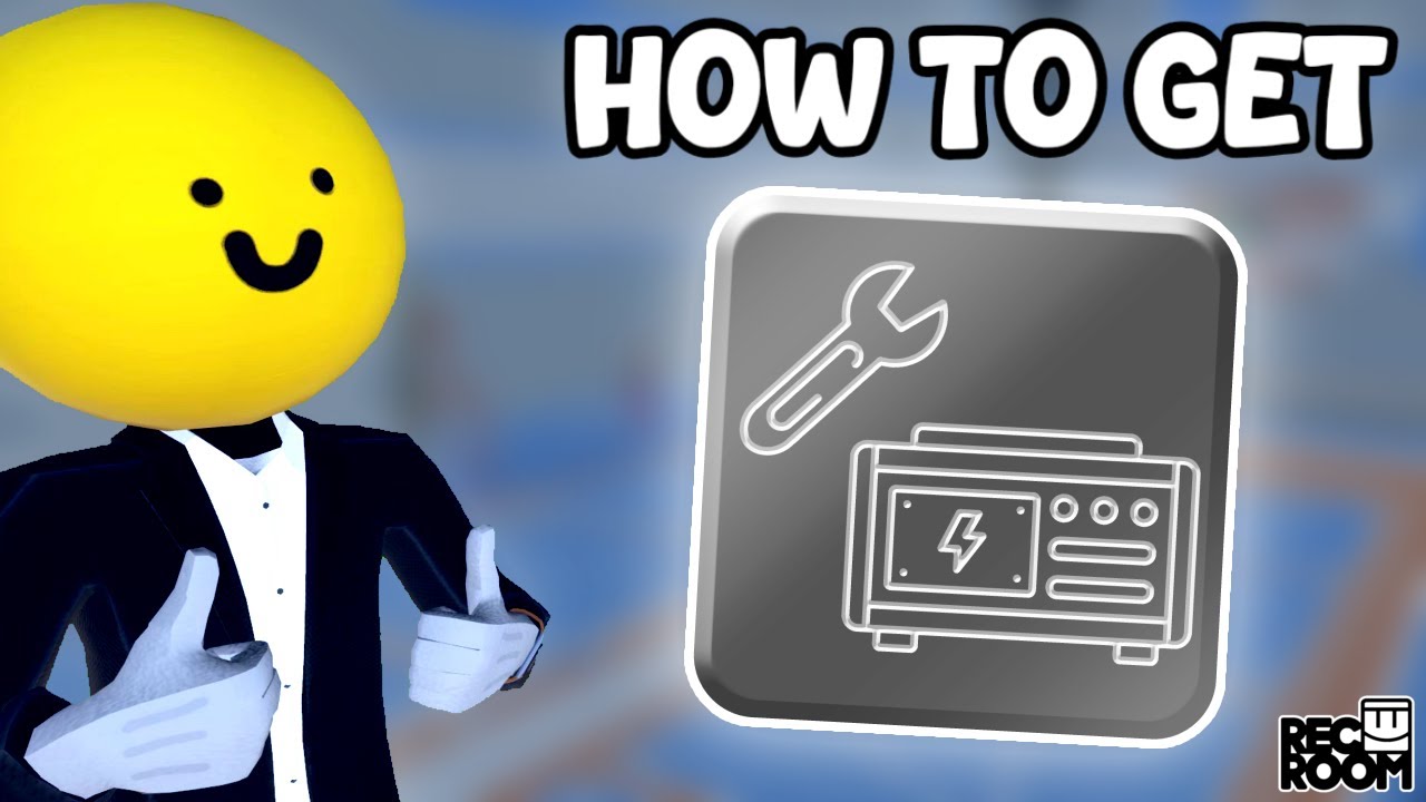 How To Get The MAINTENANCE CREW Badge | Rec Room