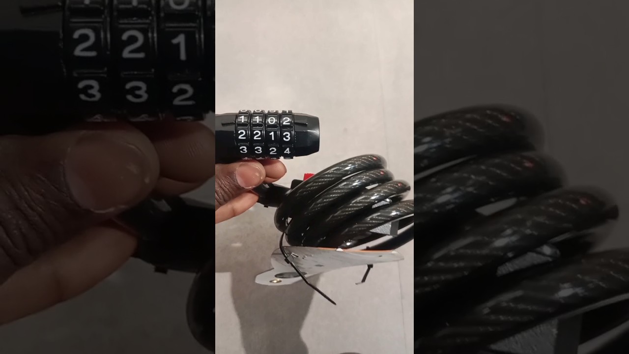 Apne cycle lock ka password Kaise change Karen #bicycle #lock #cyclelock #cycle #cycling #firefox