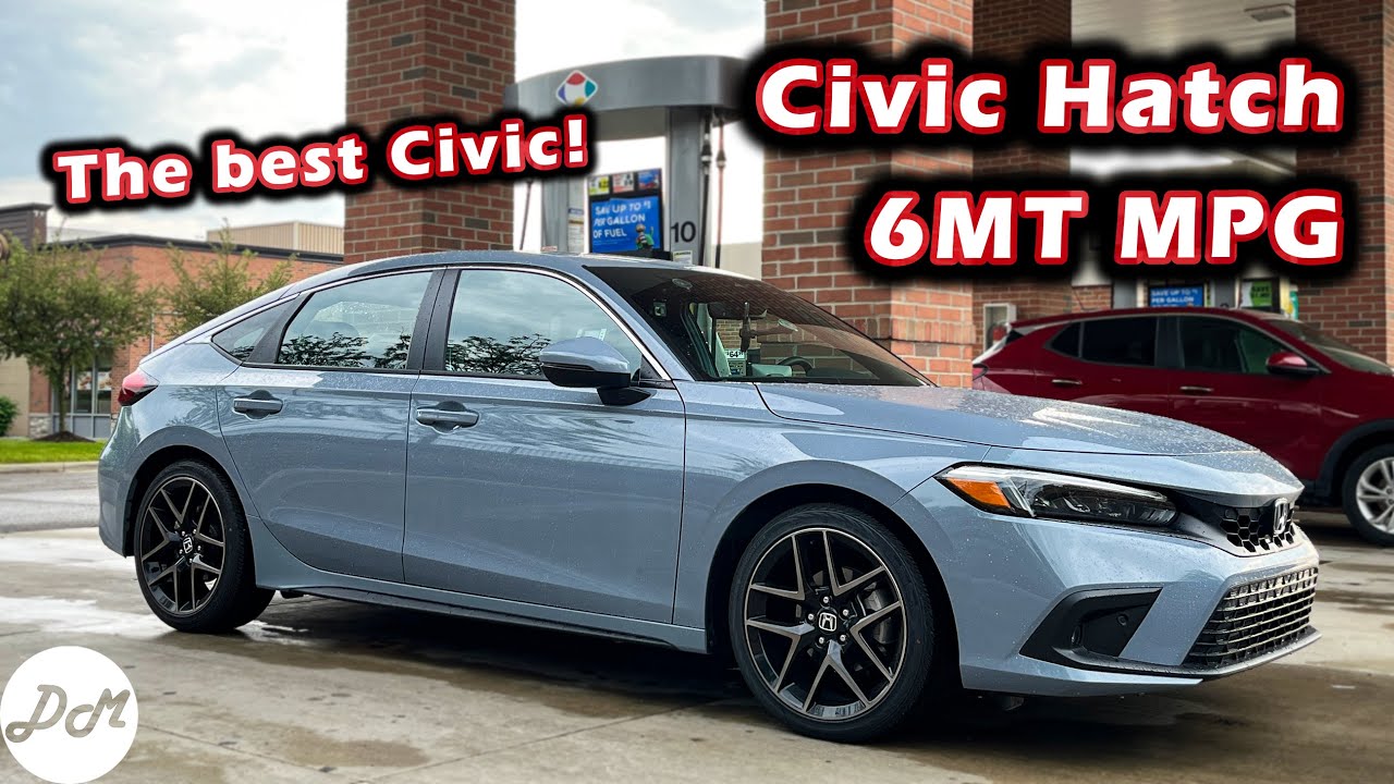 2022 Honda Civic Hatch 6MT – MPG Test | Real-world Highway Fuel Economy and Range