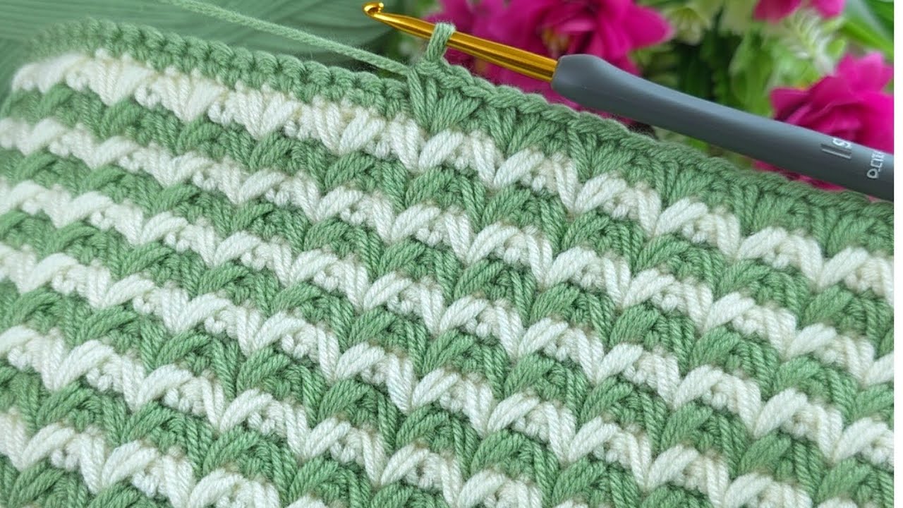 Textured Crochet Blanket Pattern.Cozy, Warm & Stylish Handmade Blanket