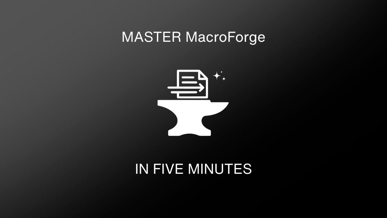 Master MacroForge in 5 Minutes: The 3 Rules of Automation