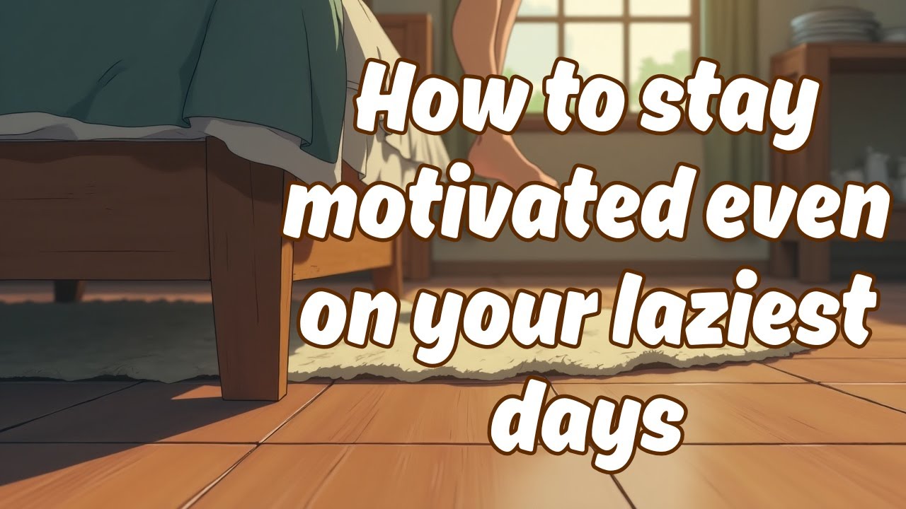 How to stay motivated when you feel lazy | Ghibli-Inspired Motivation