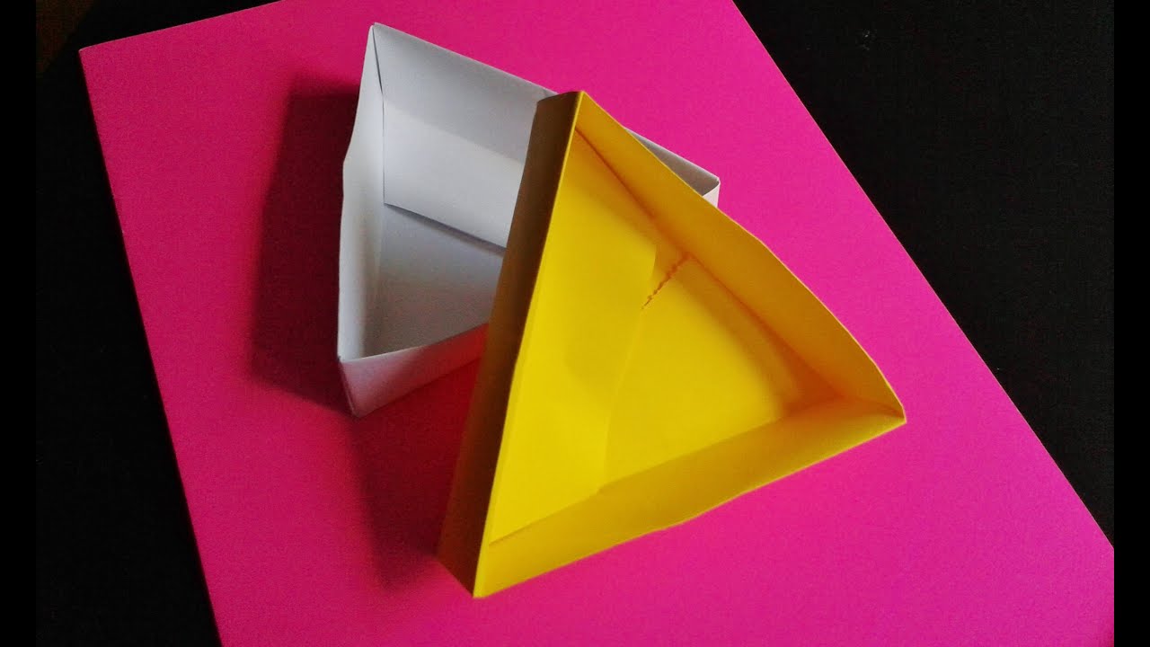 How to make a Triangle Box Origami
