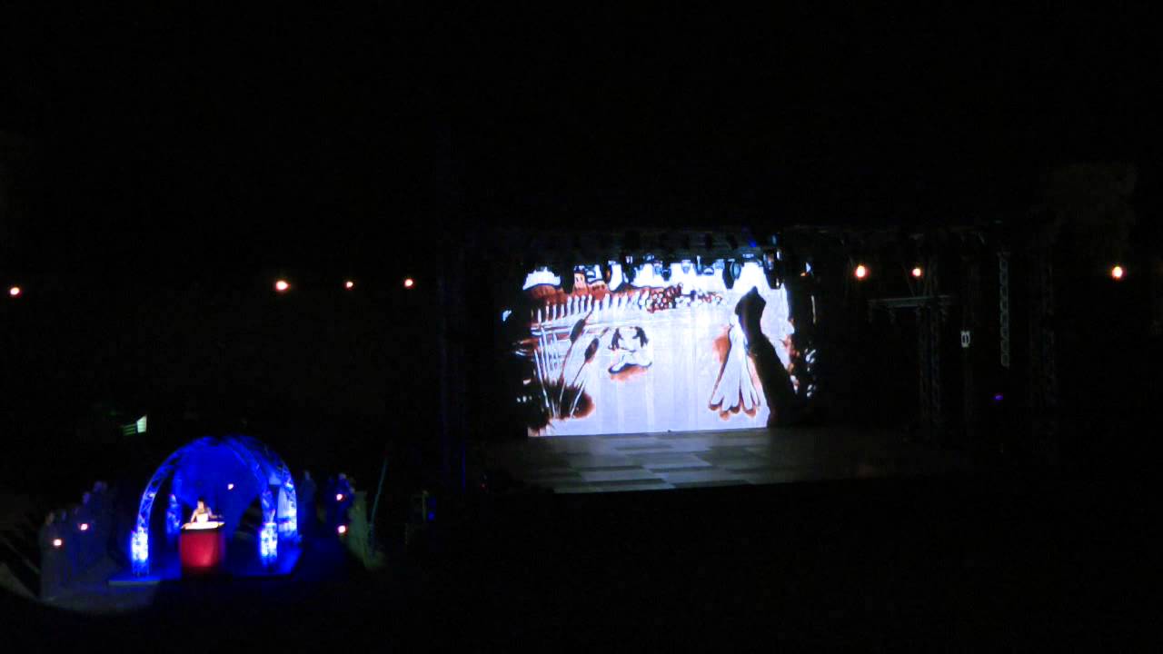 Piaskowe animacje &ndash; Tetiana Galitsyna podczas Magic Malbork 2013