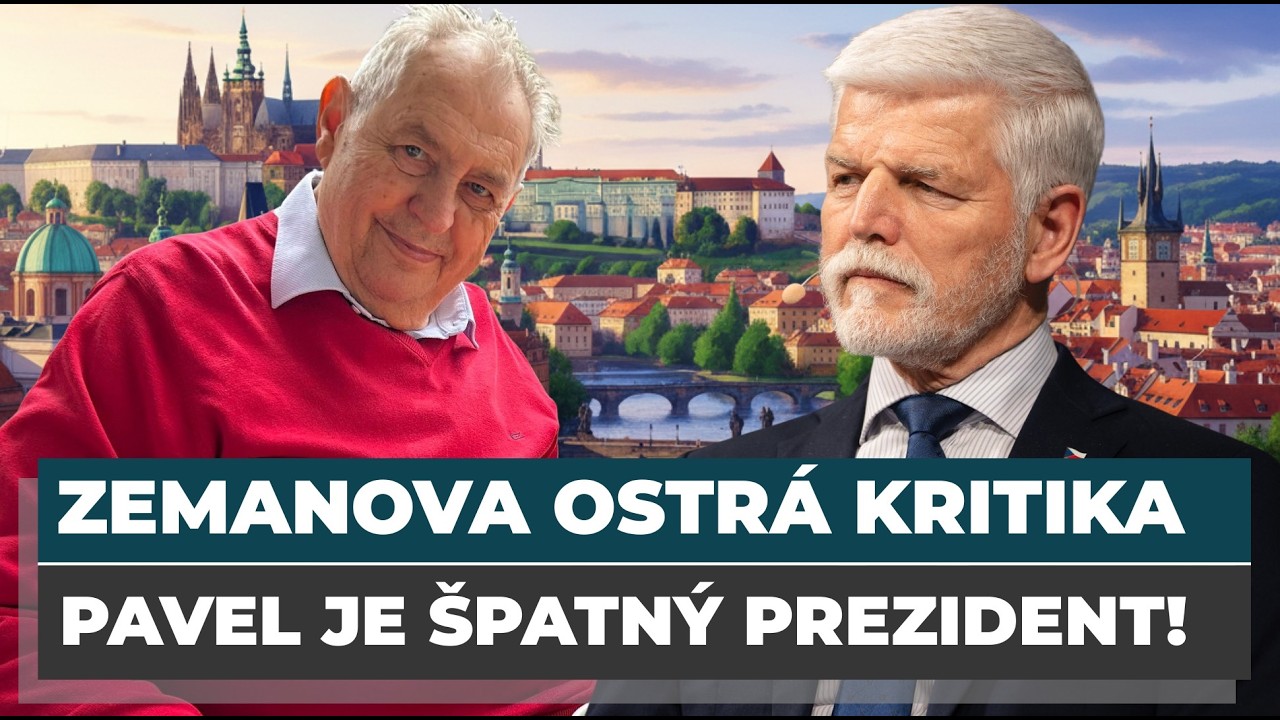 ZEMANOVA OSTR&Aacute; KRITIKA: &bdquo;Pavel je &scaron;patn&yacute; prezident!&ldquo;