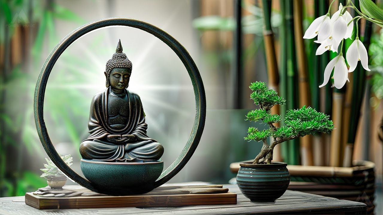 Spokojna Medytacja Dźwiękowa 4 | Relaksacyjna muzyka do medytacji, zen, łagodzenia stresu | Zasypiaj