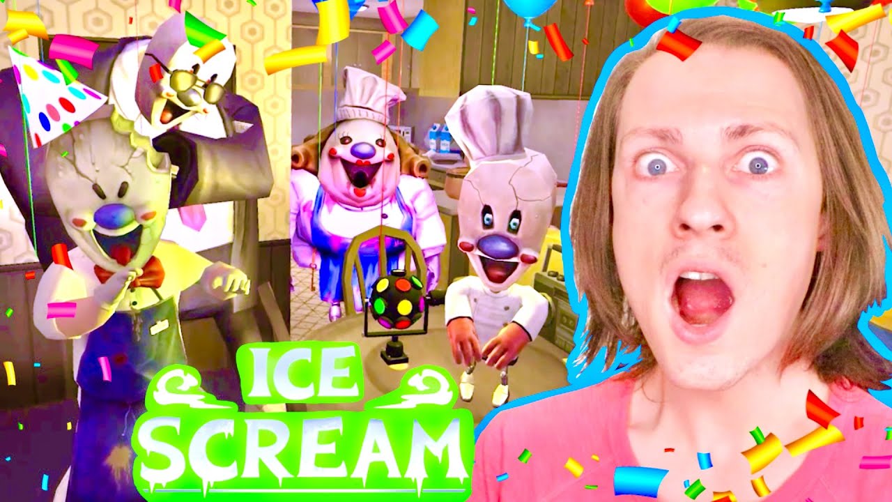 ICE SCREAM 3 : NOUVEAU MOD FÊTE ANNIVERSAIRE du GLACIER PSYCHOPATHE en EXCLUSIVITÉ ! Délires de Max