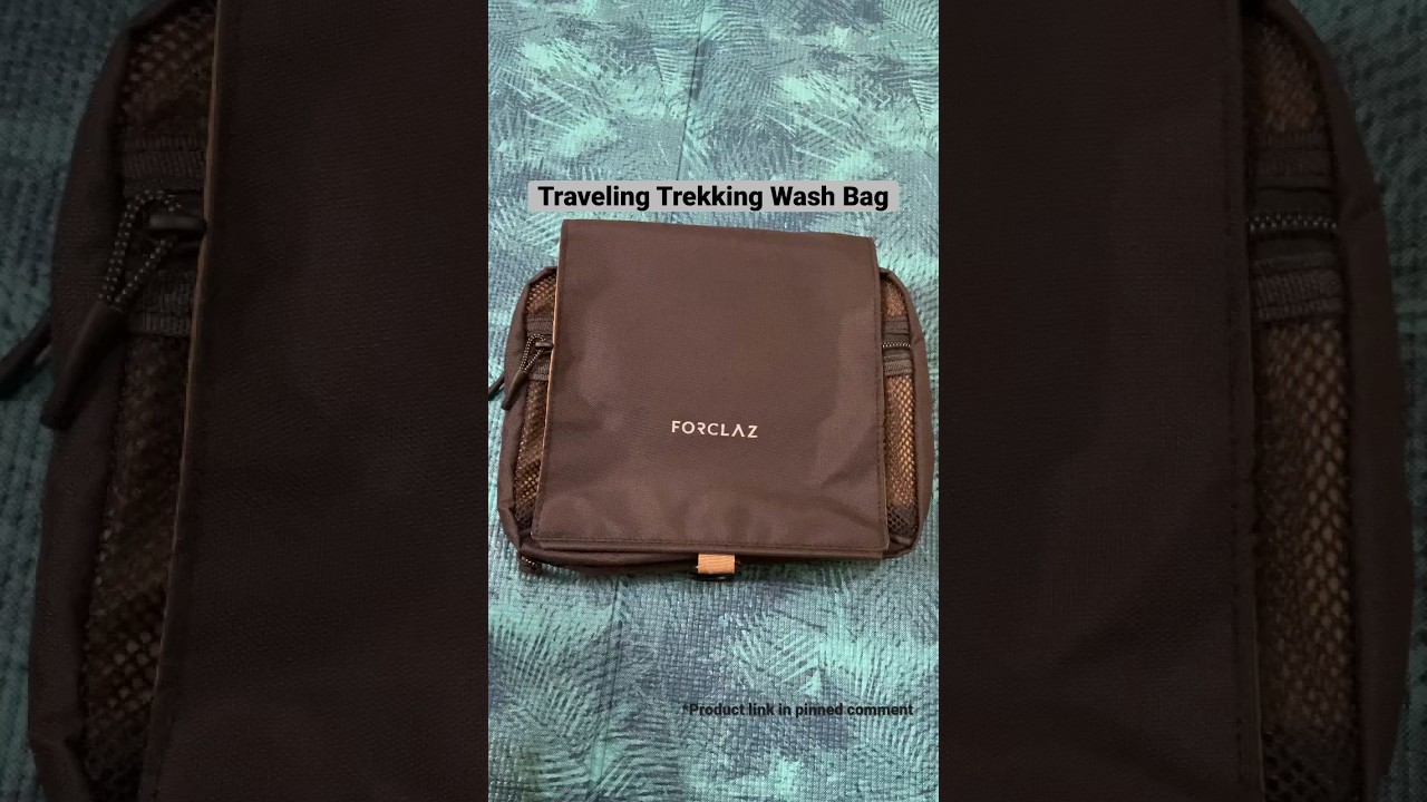 Best hiking bag Decathlon FORCLAZ Travel Trekking Wash Bag TRAVEL #decathlon