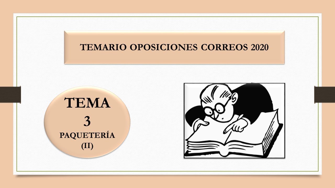 TEMA 3: PAQUETERIA NACIONAL (II)
