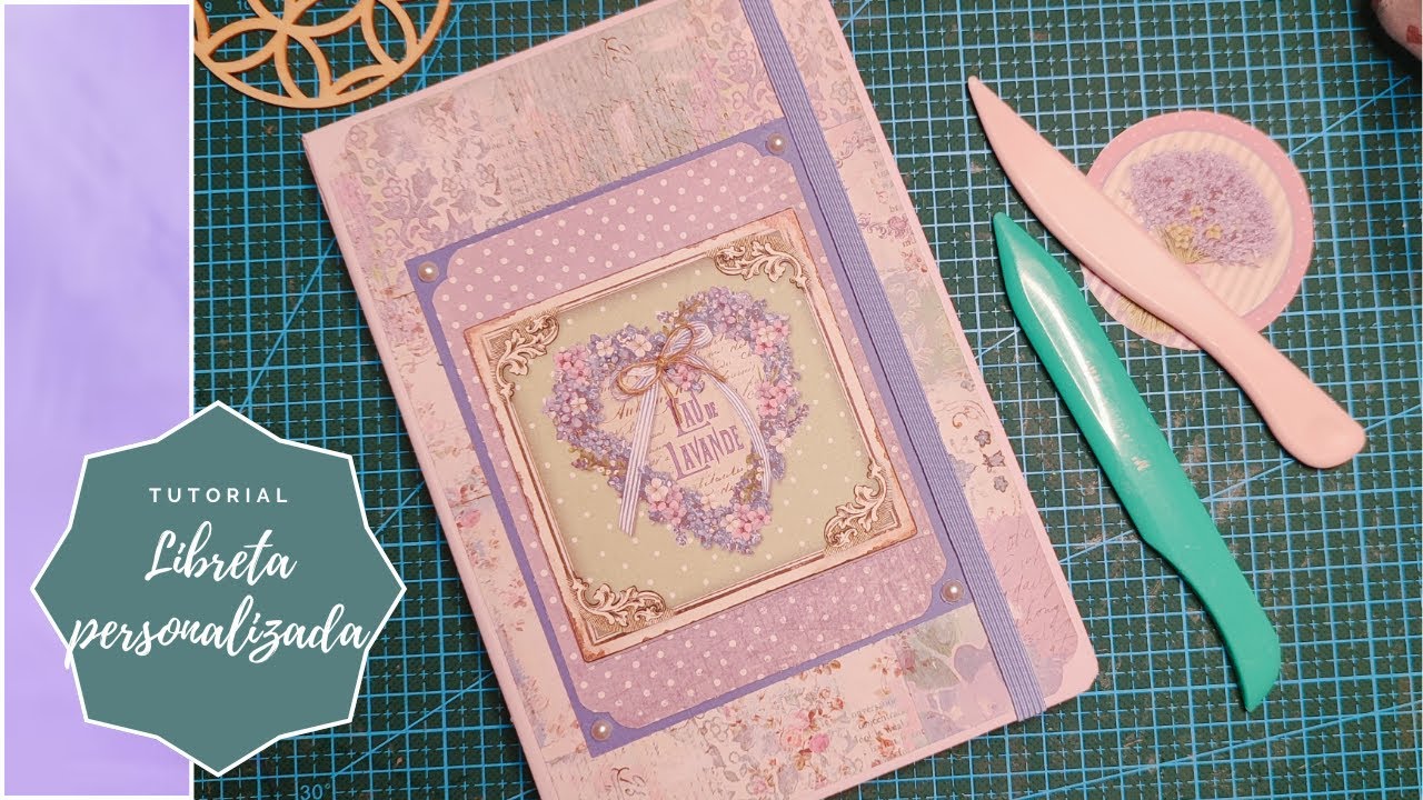 Cómo hacer libreta personalizada. Colección Provence 