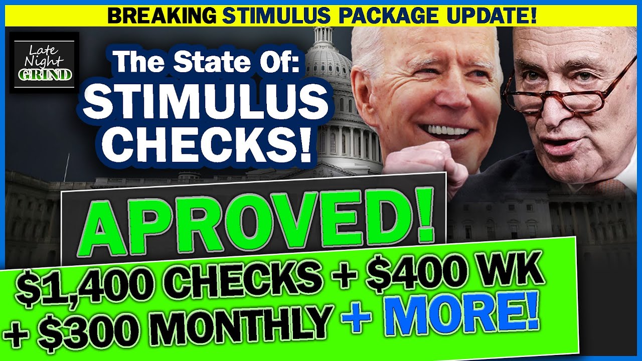 BREAKING STIMULUS CHECK UPDATE! Congress Votes PASSED - $1.9T Stimulus Package GOES BIG (Checks!)