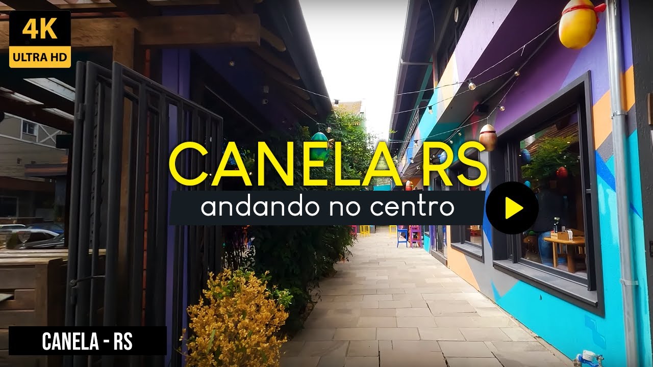 CENTRO DE CANELA RS | BRASIL | 4K - &Aacute;udio Ambiente