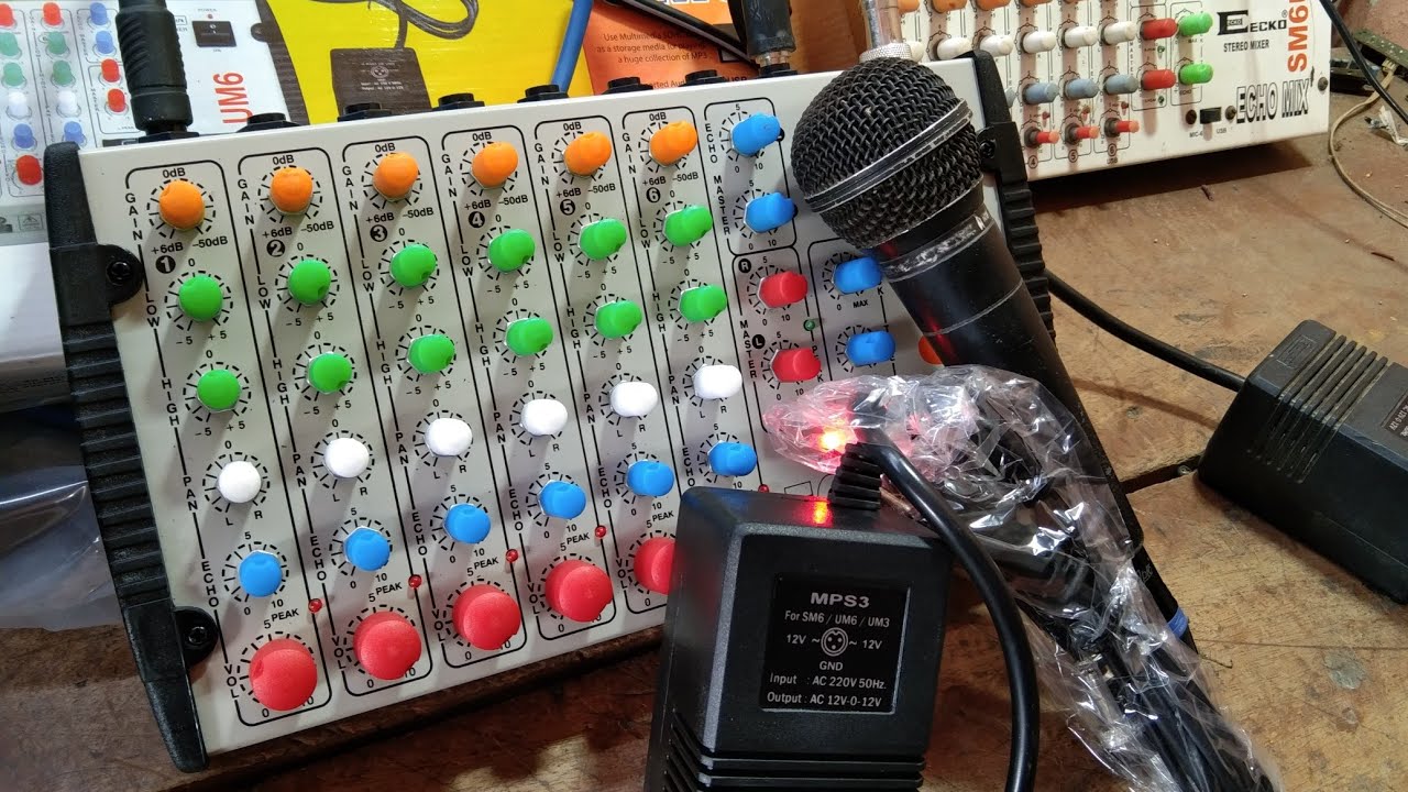 Stranger sm6 echo mixer unboxing price & test ..hindi