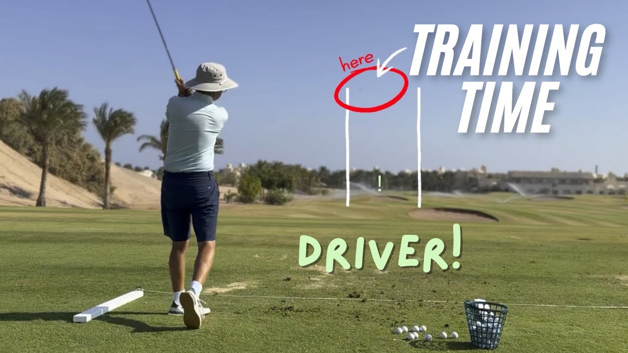 TRAINING TIME - Driver Startrichtung! #golf #golfswing #golftips