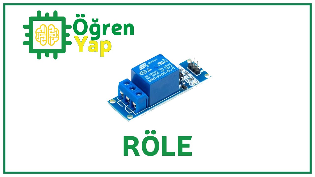 Arduino ile Röle Kullanımı - Röle ile 220V Lamba Kontrolü