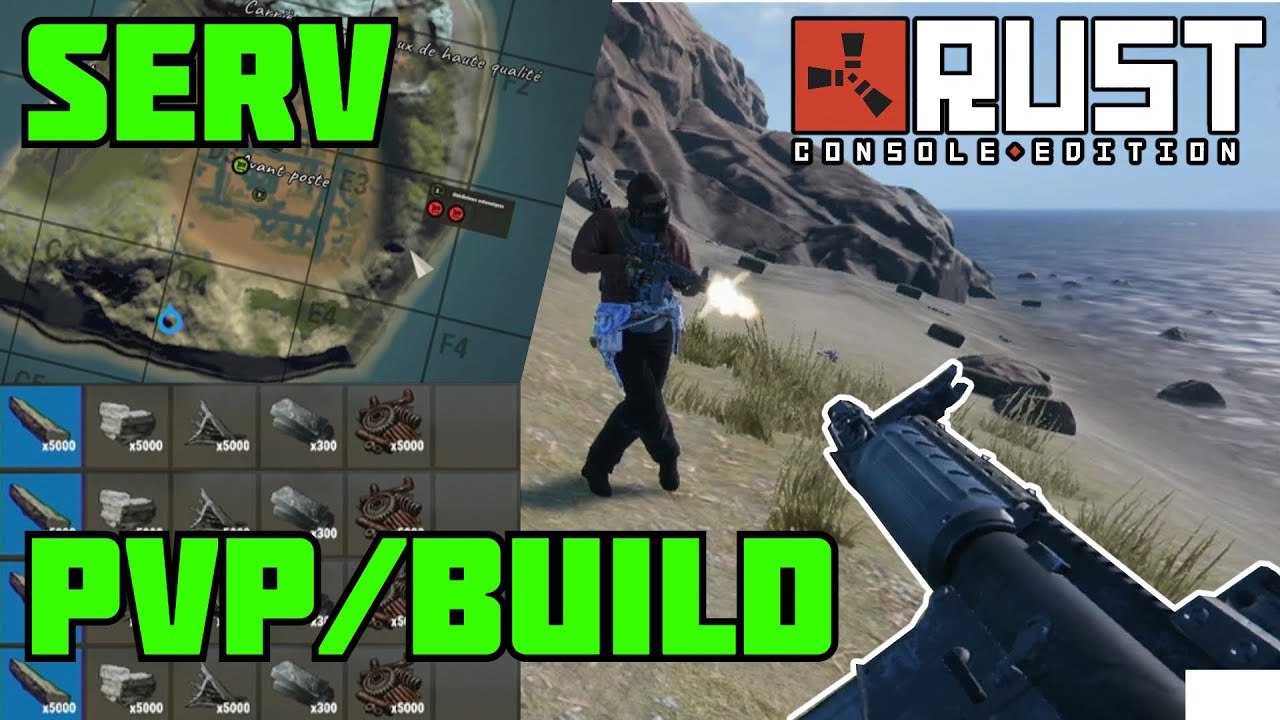 TUTO TROUVER DES SERVER POUR ENTRAINER SON AIM et BUILD | RUST CONSOLE