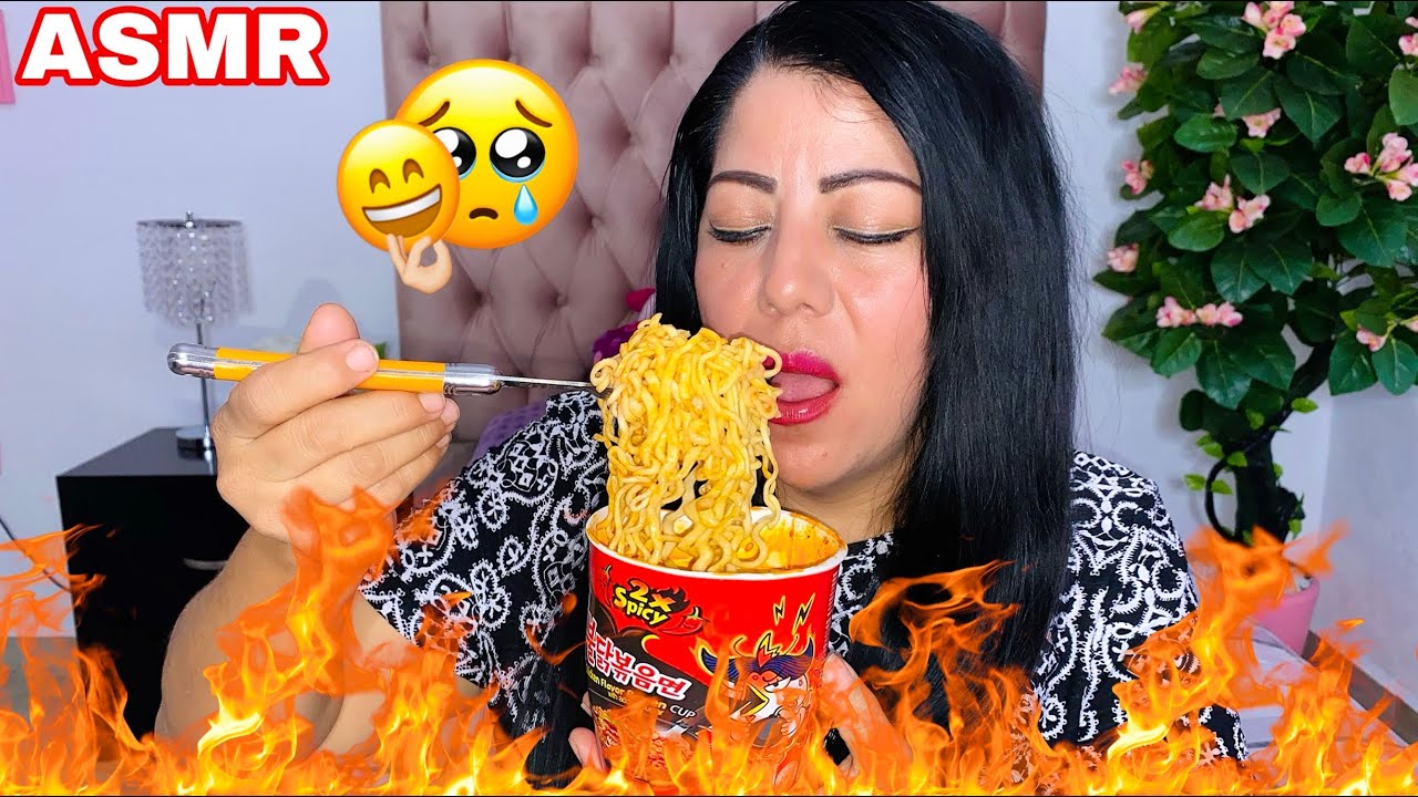 🥵ASMR COMIENDO LA SOPA MÁS PICOSA🥵