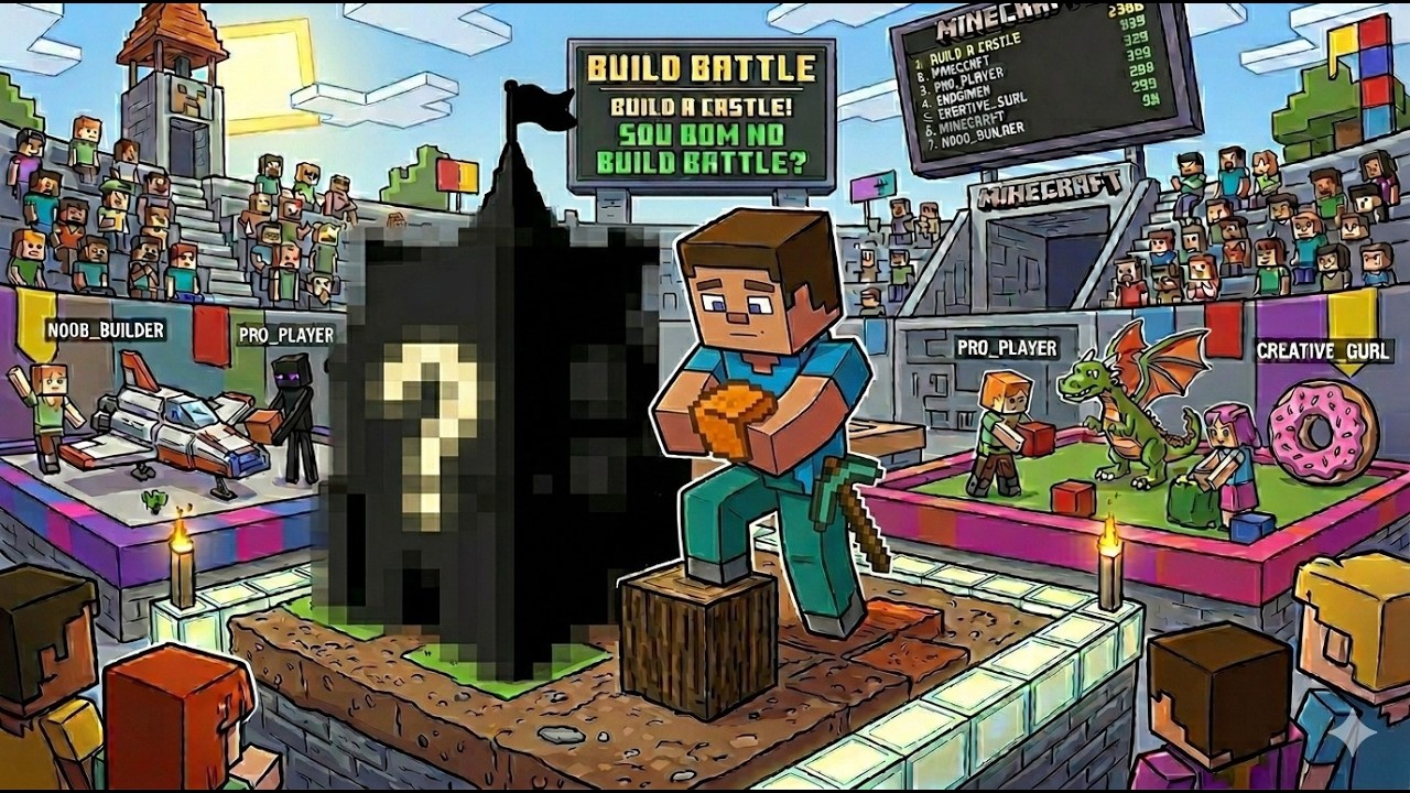 Jogando build battle pra mostrar quanto sou ruim!!!!👍👍👍