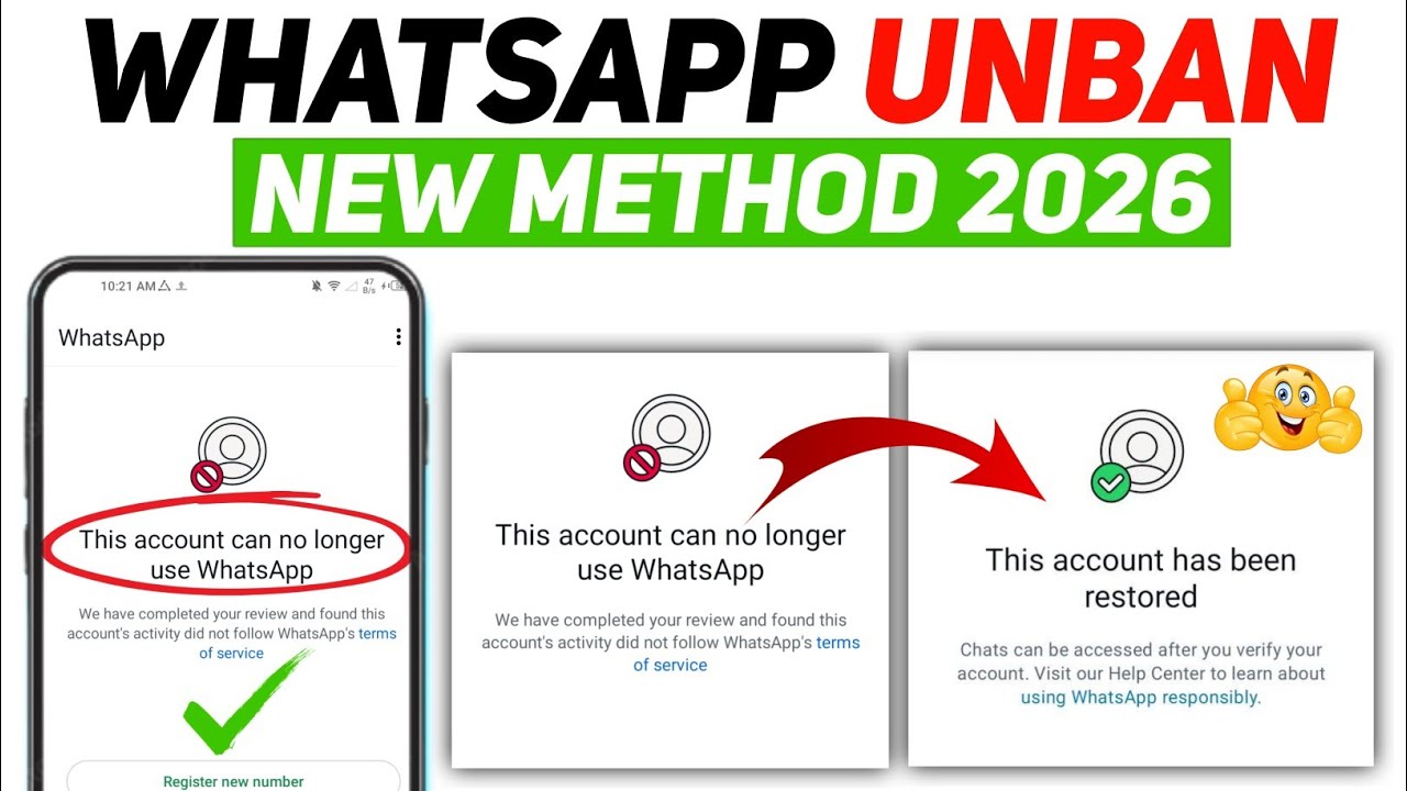 This account can no longer use WhatsApp | Full Working Solution 2026