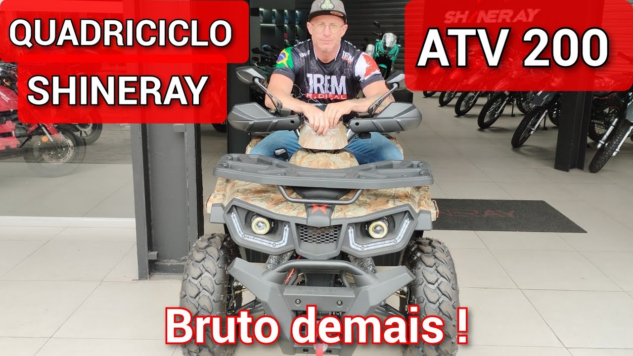 SHINERAY Quadriciclo ATV 200 , Confira em detalhes!