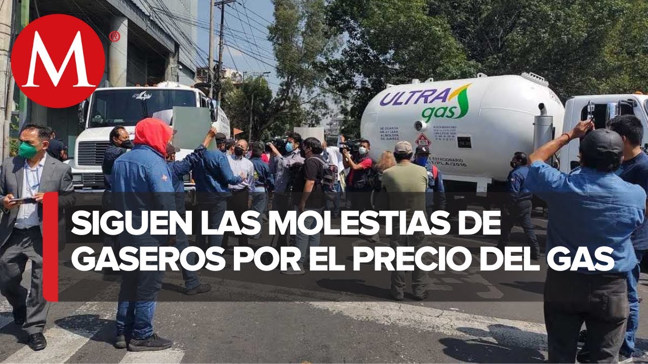 Contin&uacute;an las protestas y bloqueos de gaseros en CdMx