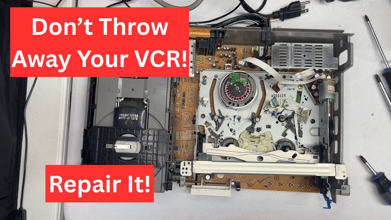 Flipping Broken Electronics on eBay - VCR Eating Tapes Fix! Sony SLV-D360P