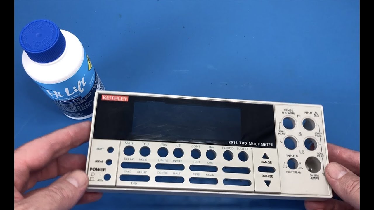 Keithley 2015 THD Multimeter Facelift & Look Inside
