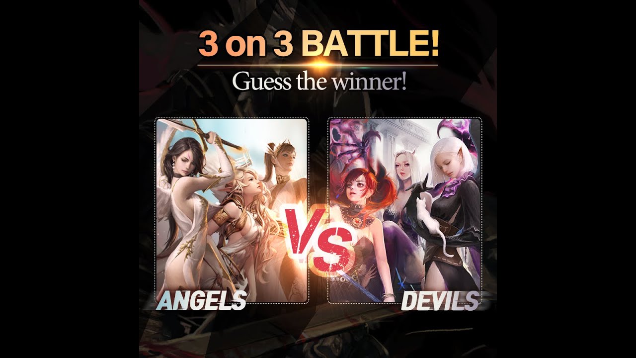 [Dragon Chronicles] 3:3 Battle! Angels Vs. Devils