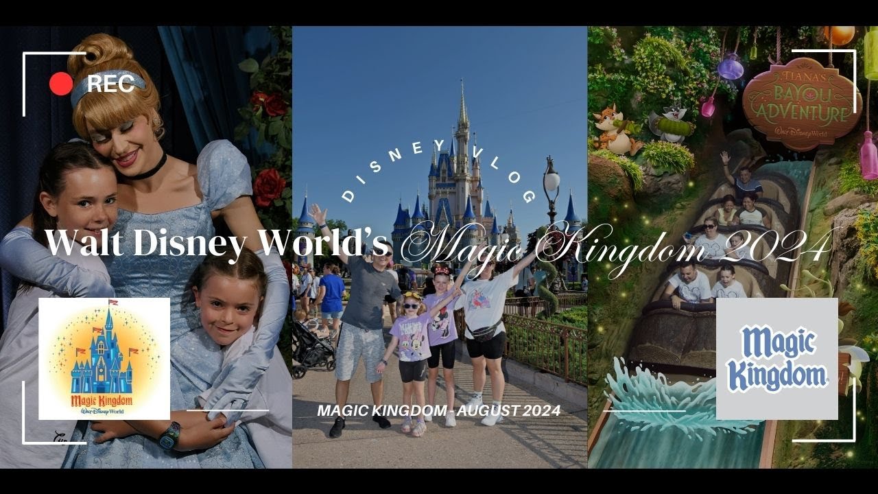Magic Kingdom Vlog 🏰 Aug 2024 (2 Days) 🌊 Tiana’s ⚡ TRON 🍴 Be Our Guest 👑 Cinderella’s Royal Table 🎆