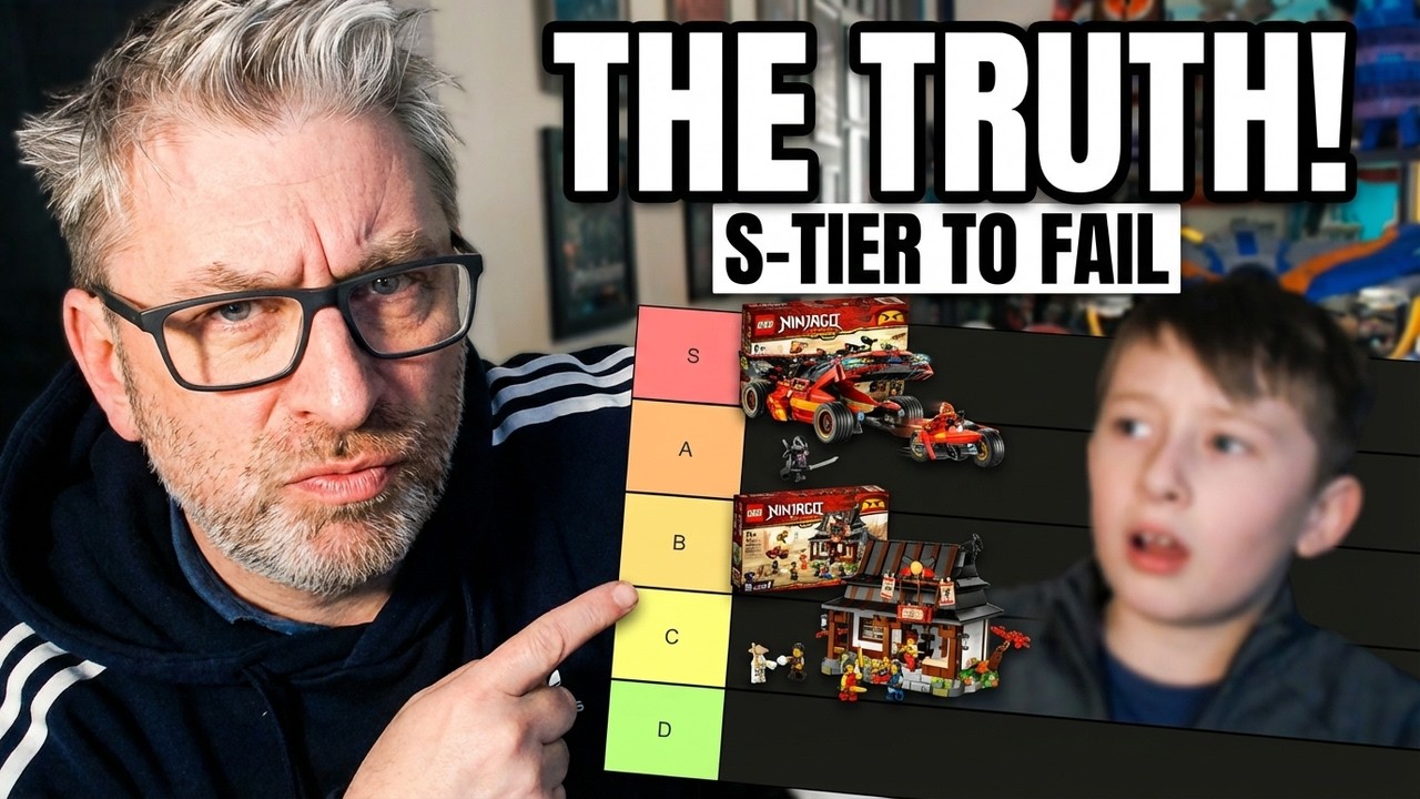 Ranking EVERY LEGO Ninjago Legacy Set | Dad vs Kid Verdict!