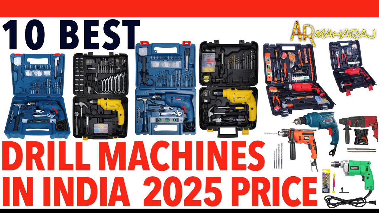 🛠️ Top 10 Best Drill Machines iN India 2025 Price | ✨ Best Drill Machine for Home Use | BOSCH, IBELL