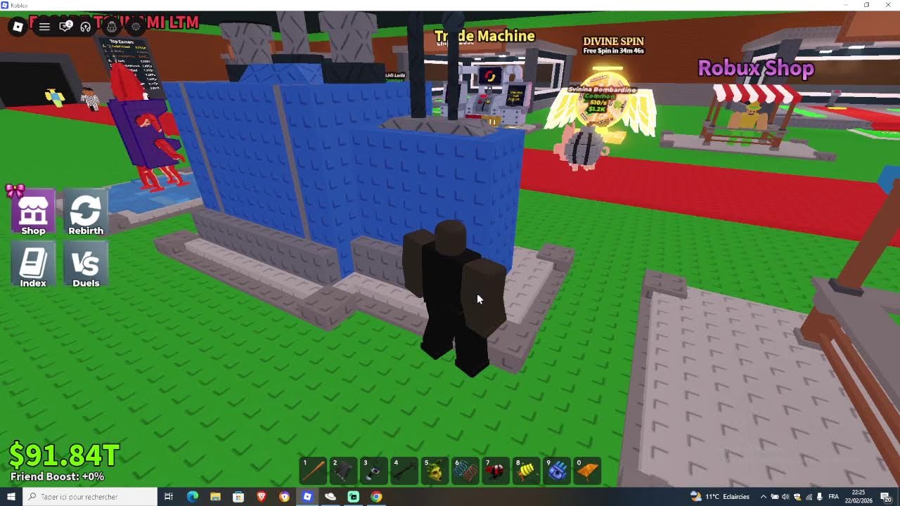 Live Trade et PVP sur Steal a Brainrot