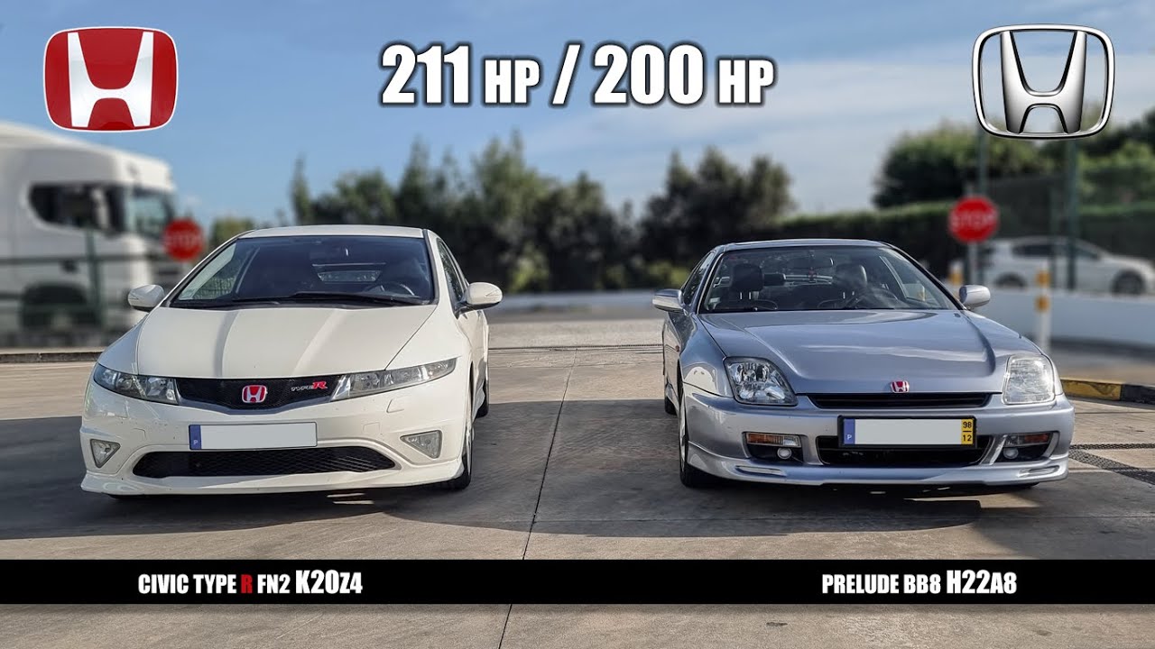 Honda CIVIC Type R FN2 🆚 Honda PRELUDE BB8 🏁