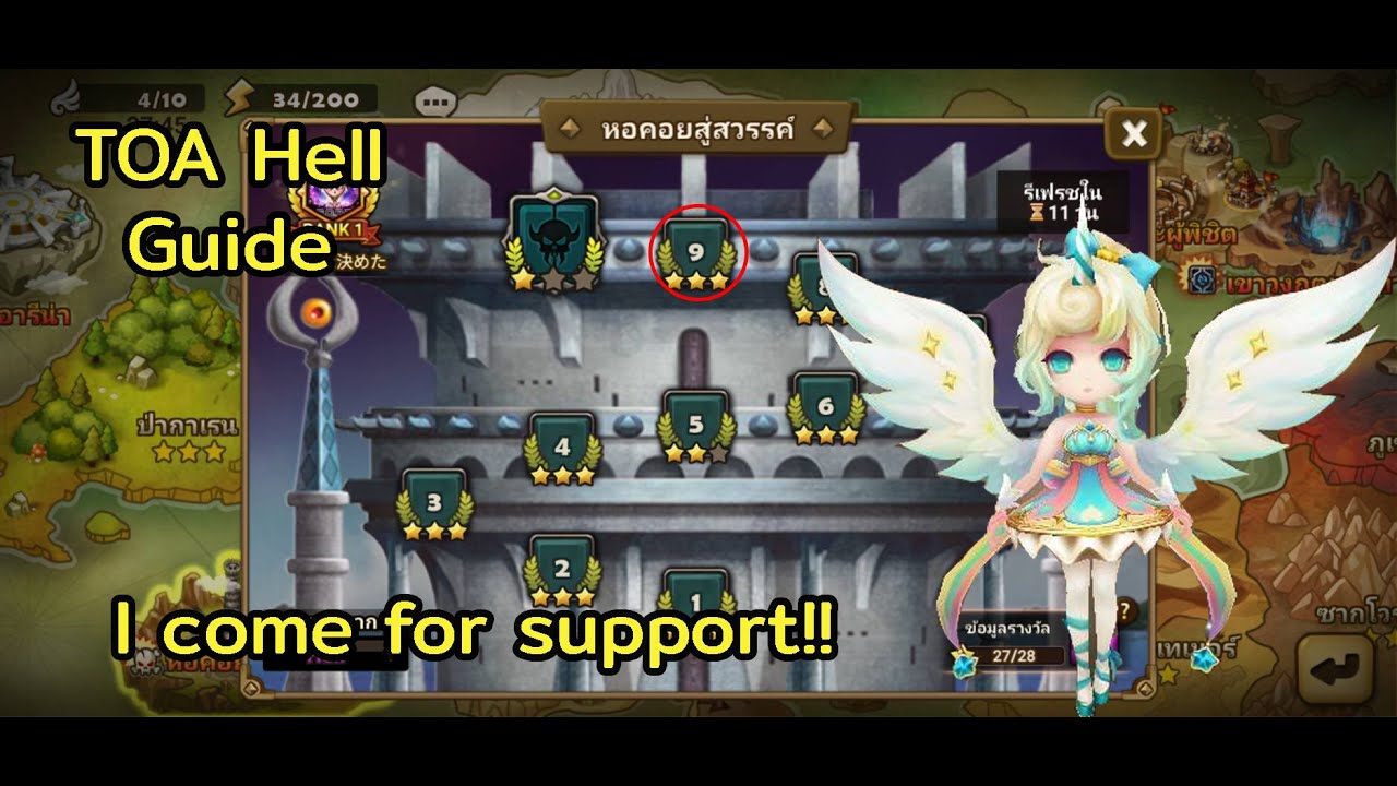 [Summoners War] TOA Hell Jul 2023 F9