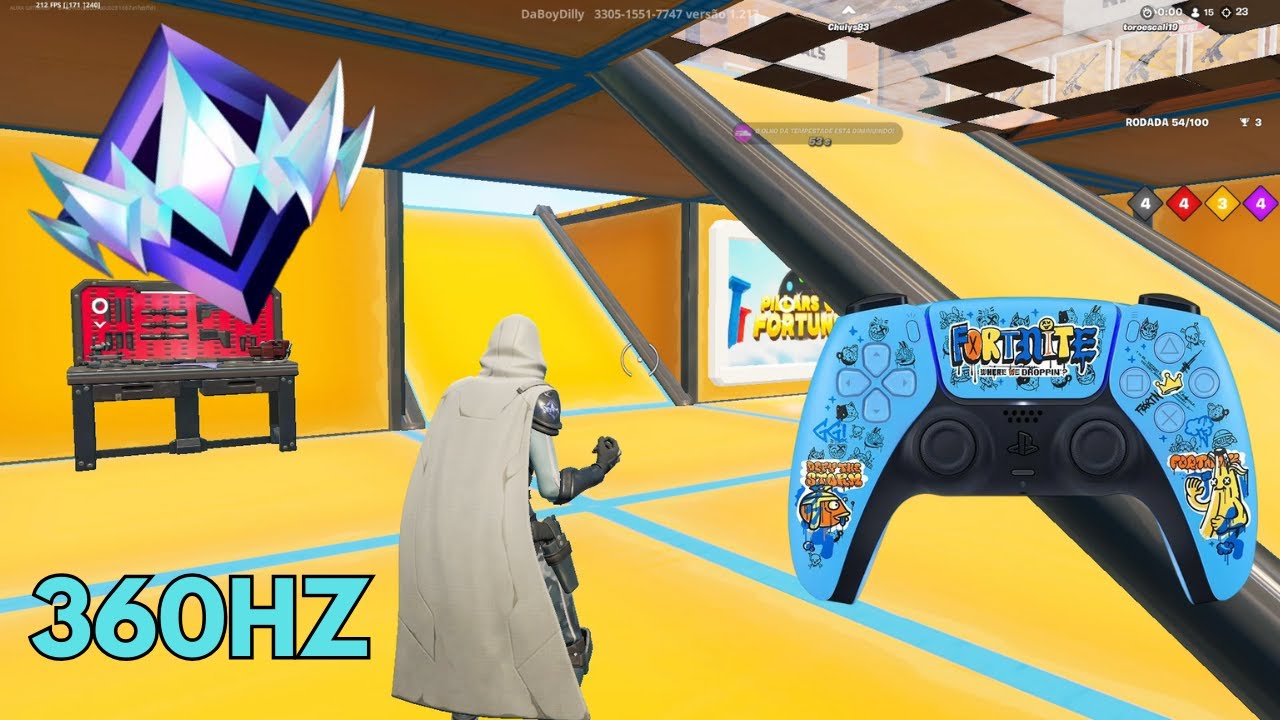 ASMR Fortnite Chill 😴 ( 360HZ )🌟Go Goated 4v4v4v4 Zone Wars🐐 PS5 Controlle 4K