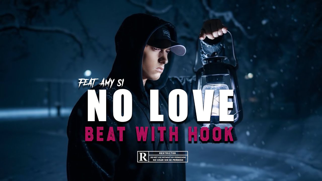 "NO LOVE" (w/HOOK)  Eminem Type Beat with Hook | Rap Instrumental With Hook beats with hooks