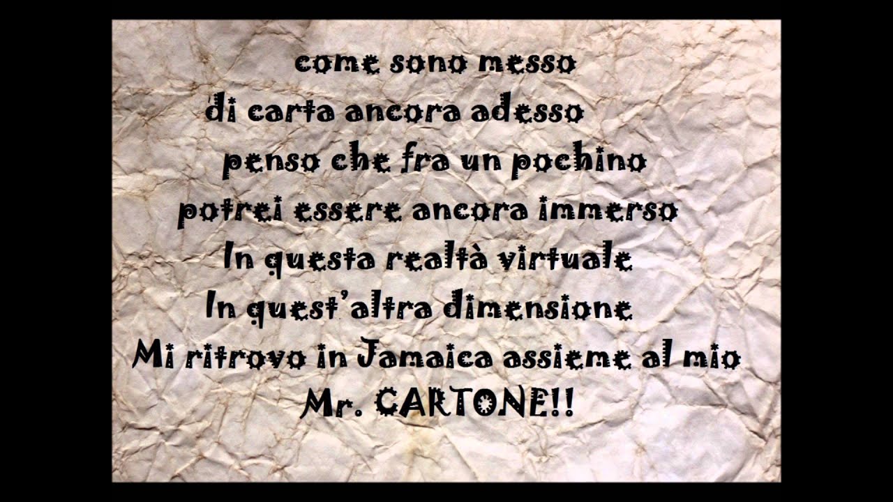 Mr Cartoon - Vacca Lyrics