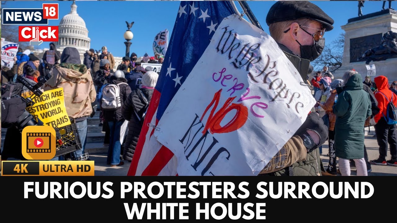 Демонстрация против Трампа в США: протестующие собрались у Белого дома на митинг &laquo;Нет королям!&raquo; |...