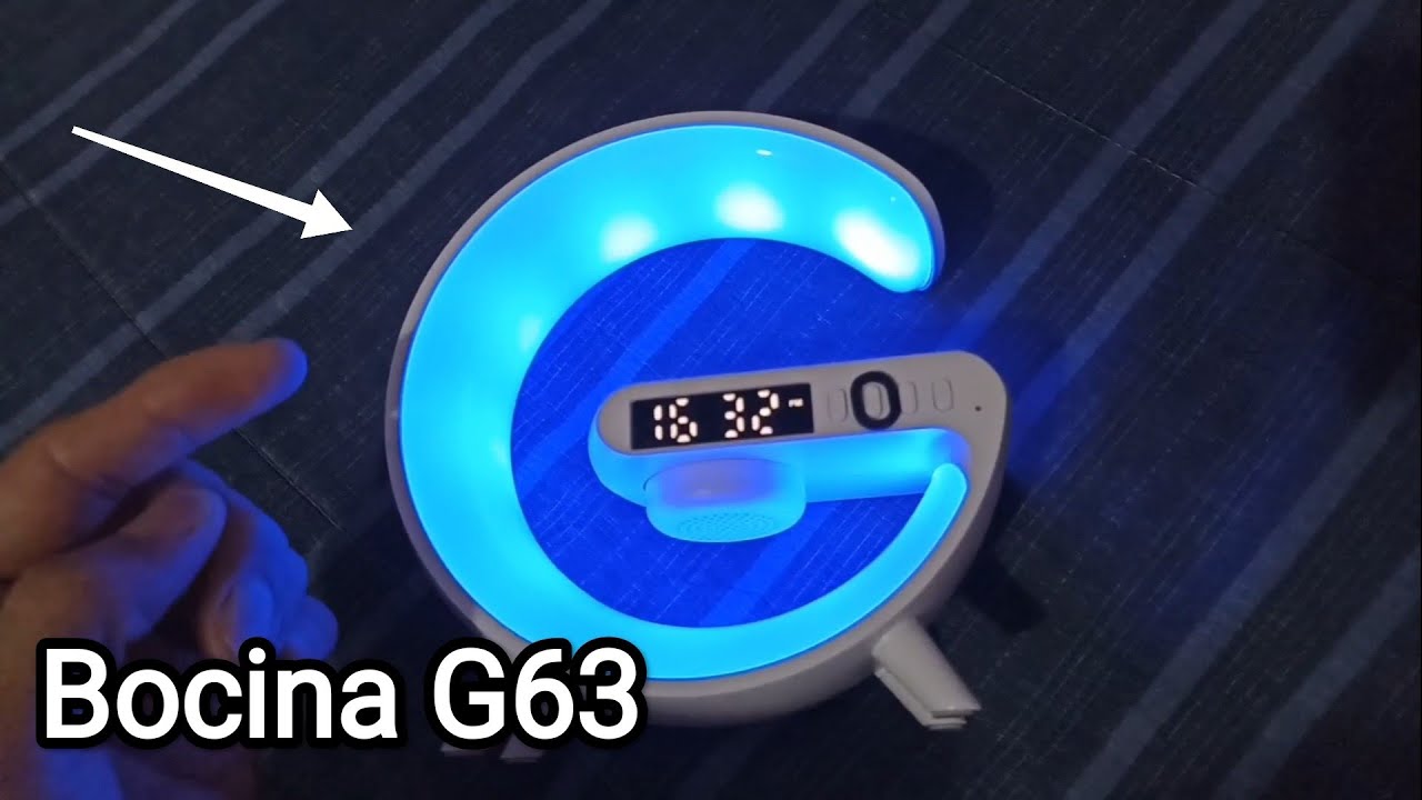 Revisión: G63 Smart Light Sound Machine - Unboxing Review Aliexpress