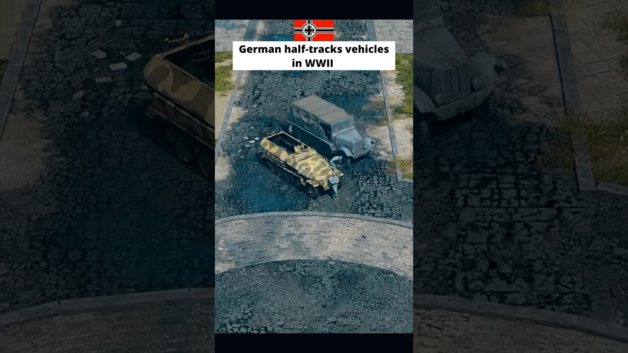 German half-tracks vehicles in WWII  